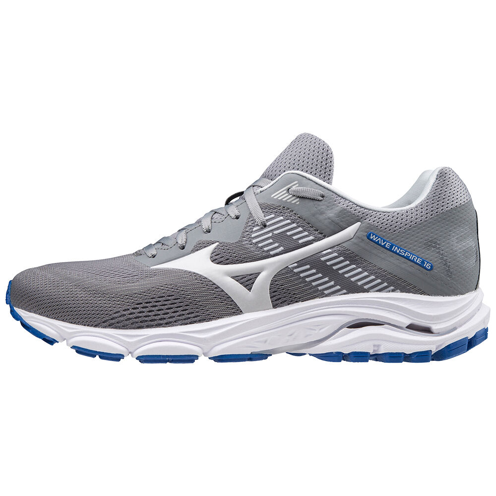 Tenis Para Correr Mizuno Wave Inspire 16 Para Hombre Grises 0536428-XN